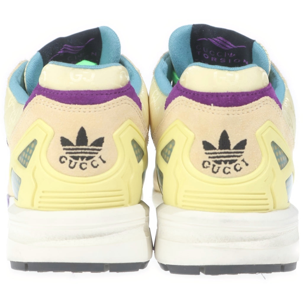 GUCCI(グッチ) x adidas ZX 8000 GGモノグラム ローカットスニーカー シューズ スエード アディダス ベージュ 22.5cm IE2268 レディース