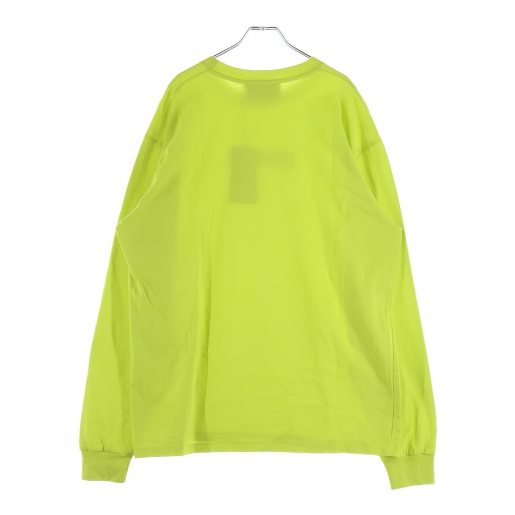 GUCCI(グッチ) フロントロゴプリント 長袖Tシャツ カットソー ロンT イエロー 581903 レディース