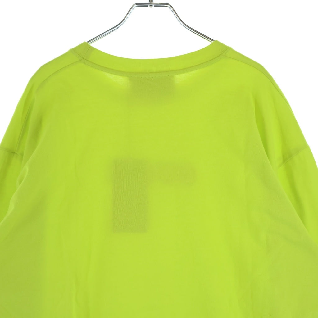 GUCCI(グッチ) フロントロゴプリント 長袖Tシャツ カットソー ロンT イエロー 581903 レディース