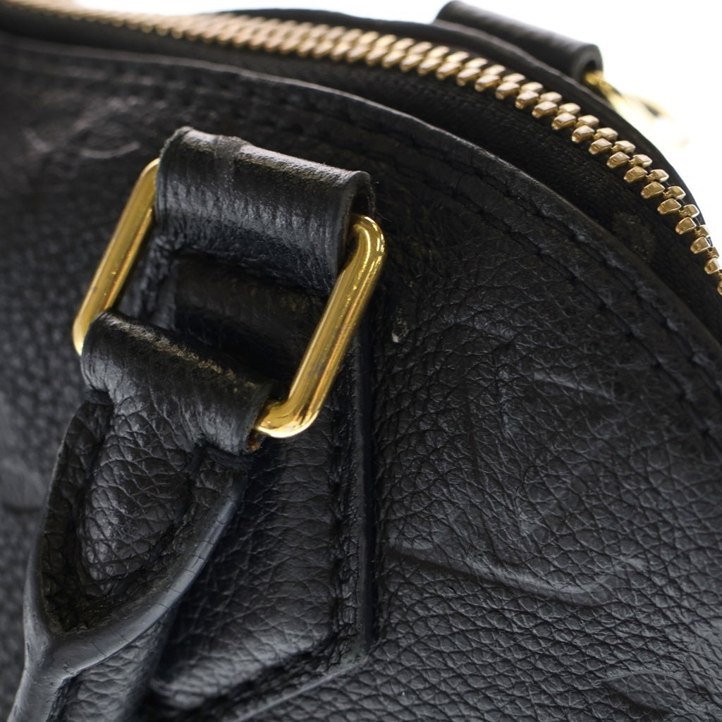 LOUIS VUITTON(ルイヴィトン) モノグラムアンプラント ネオアルマBB 2WAYバッグ ハンドバッグ ショルダーバッグ ブラック レザー M44829 ゴールド金具 レディース