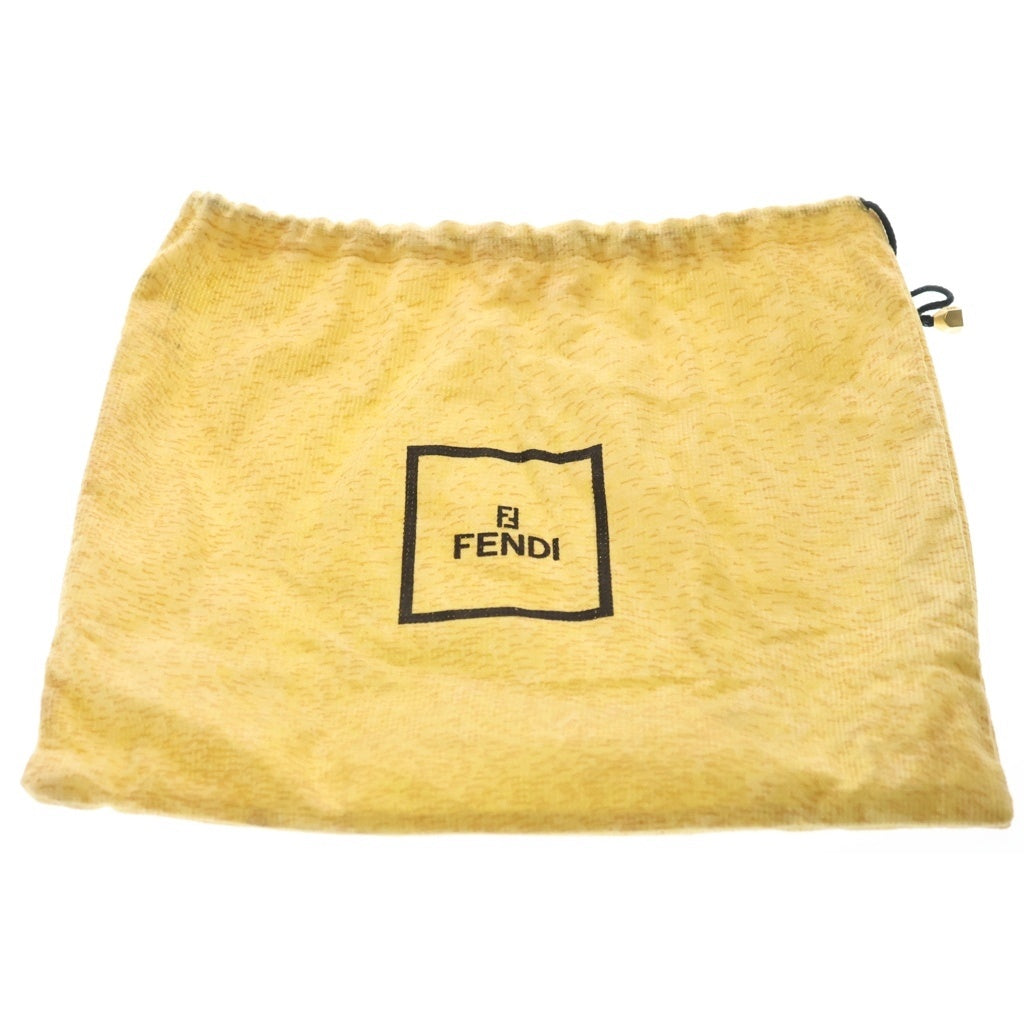 FENDI(フェンディ) ミニハンドバッグ ブラック ベロア ゴールド金具 レディース
