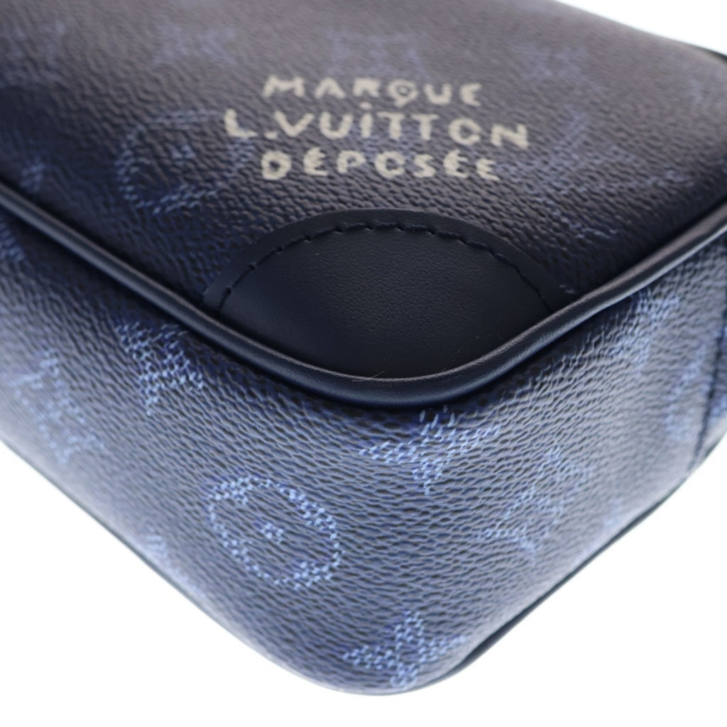 LOUIS VUITTON(ルイヴィトン) モノグラム ヘリテージ トロカデロ ウェアラブル ウォレット ショルダーバッグ ネイビー M26826 RFID レディース