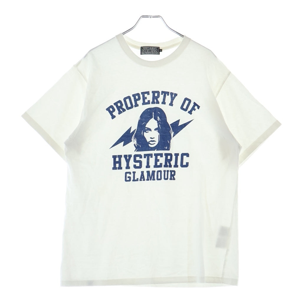 HYSTERIC GLAMOUR(ヒステリックグラマー) ■半袖Tシャツ #L 白