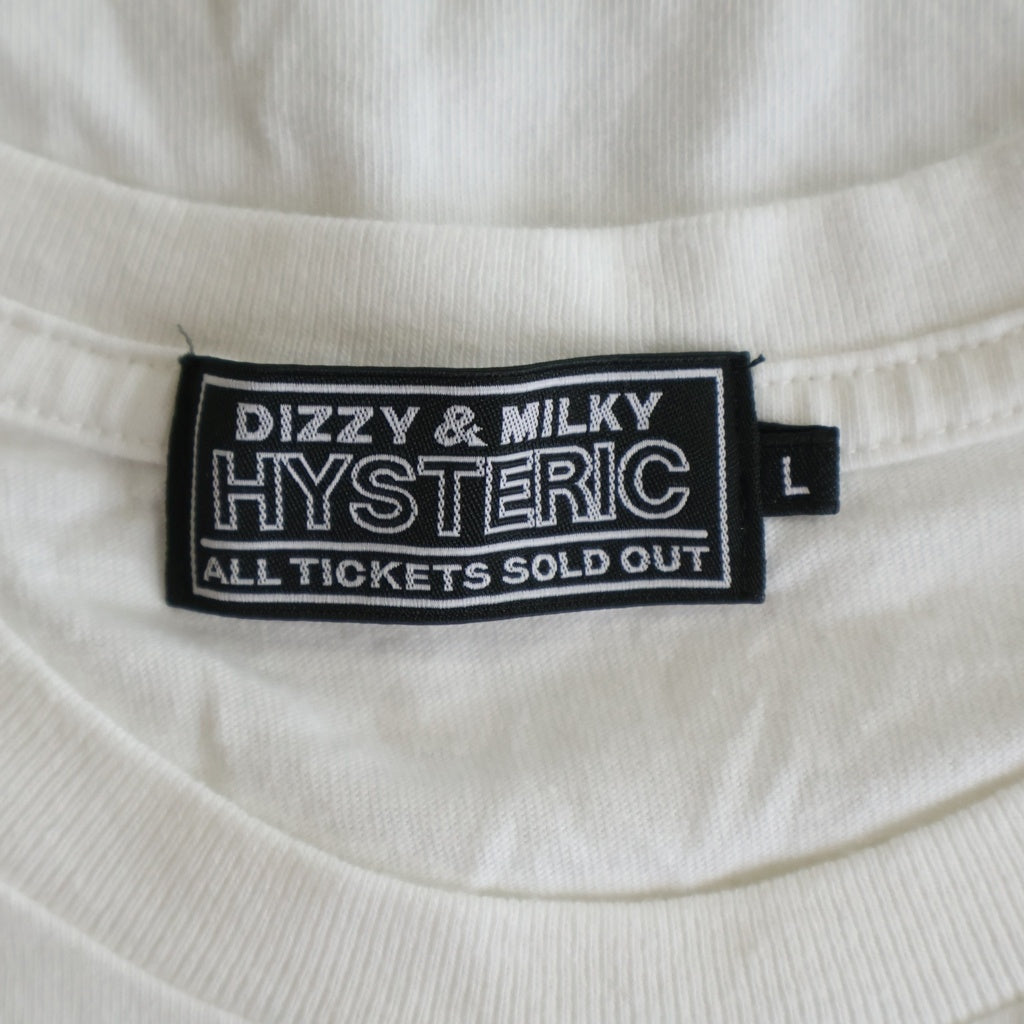 HYSTERIC GLAMOUR(ヒステリックグラマー) ■半袖Tシャツ #L 白