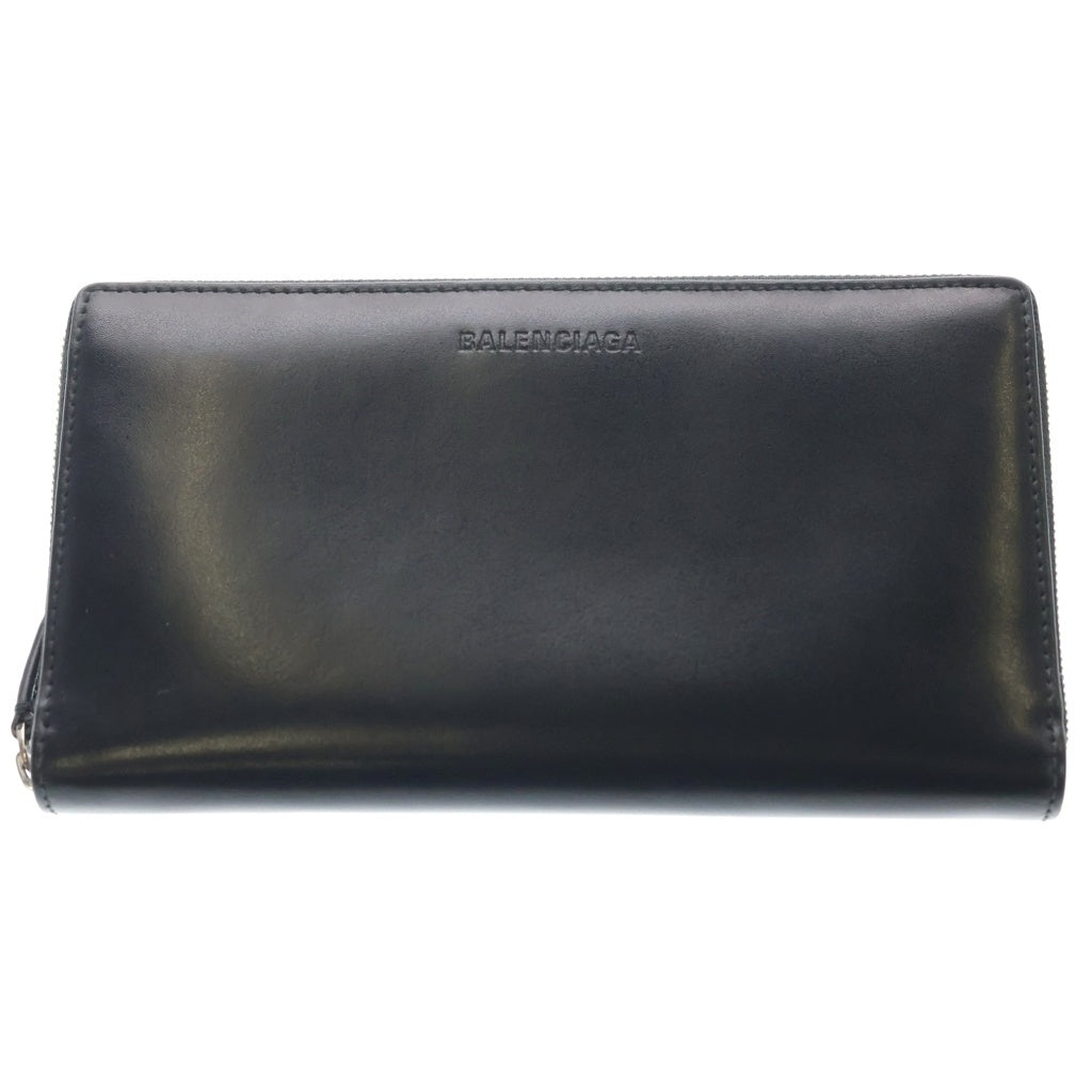 BALENCIAGA(バレンシアガ) コンチネンタル レザー ロング ウォレット 長財布 ブラック 664041