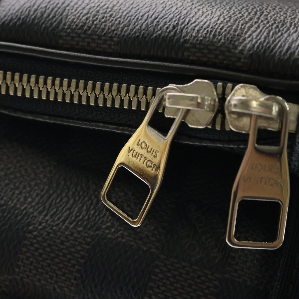 LOUIS VUITTON(ルイヴィトン) ミカエル ダミエグラフィット リュックサック バックパック PVC レザー ブラック N58024