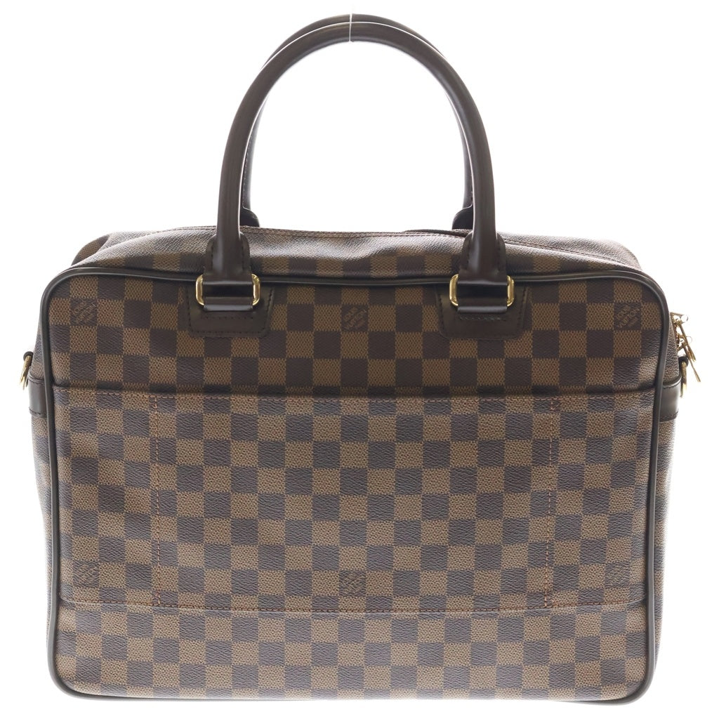 LOUIS VUITTON(ルイヴィトン) ダミエ エべヌ イカール ハンド ショルダーバッグ PVC レザー ブラウン N23252