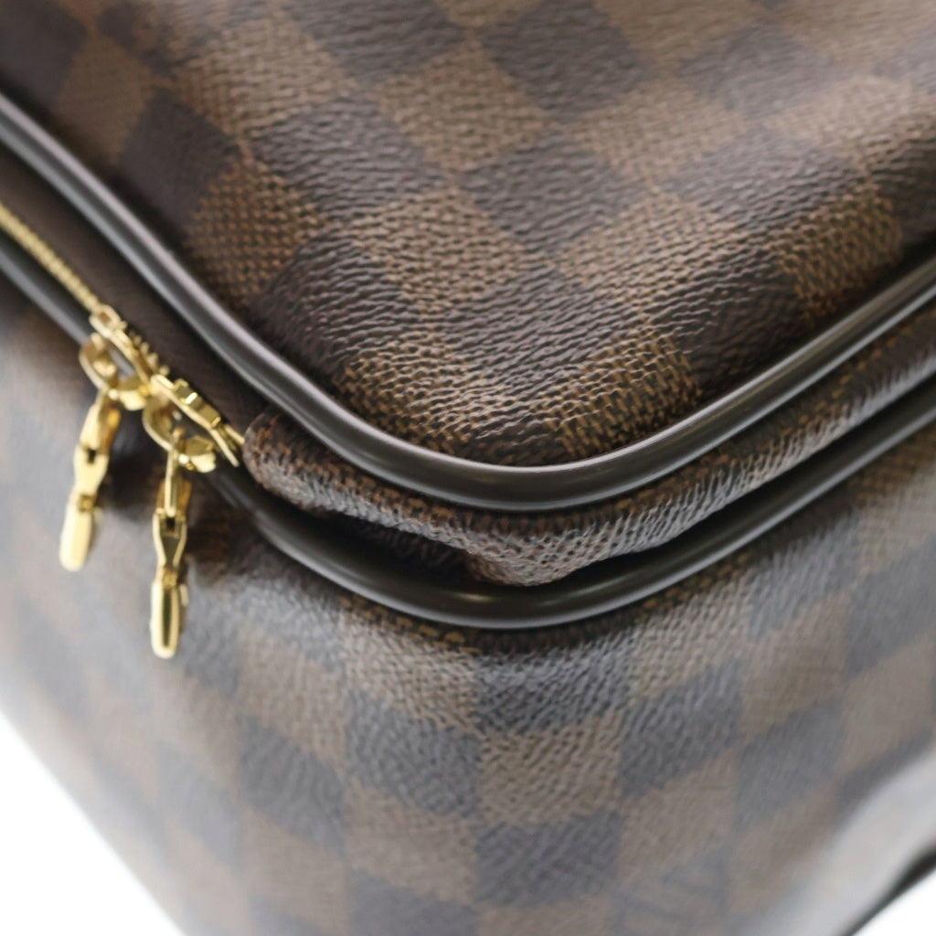 LOUIS VUITTON(ルイヴィトン) ダミエ エべヌ イカール ハンド ショルダーバッグ PVC レザー ブラウン N23252