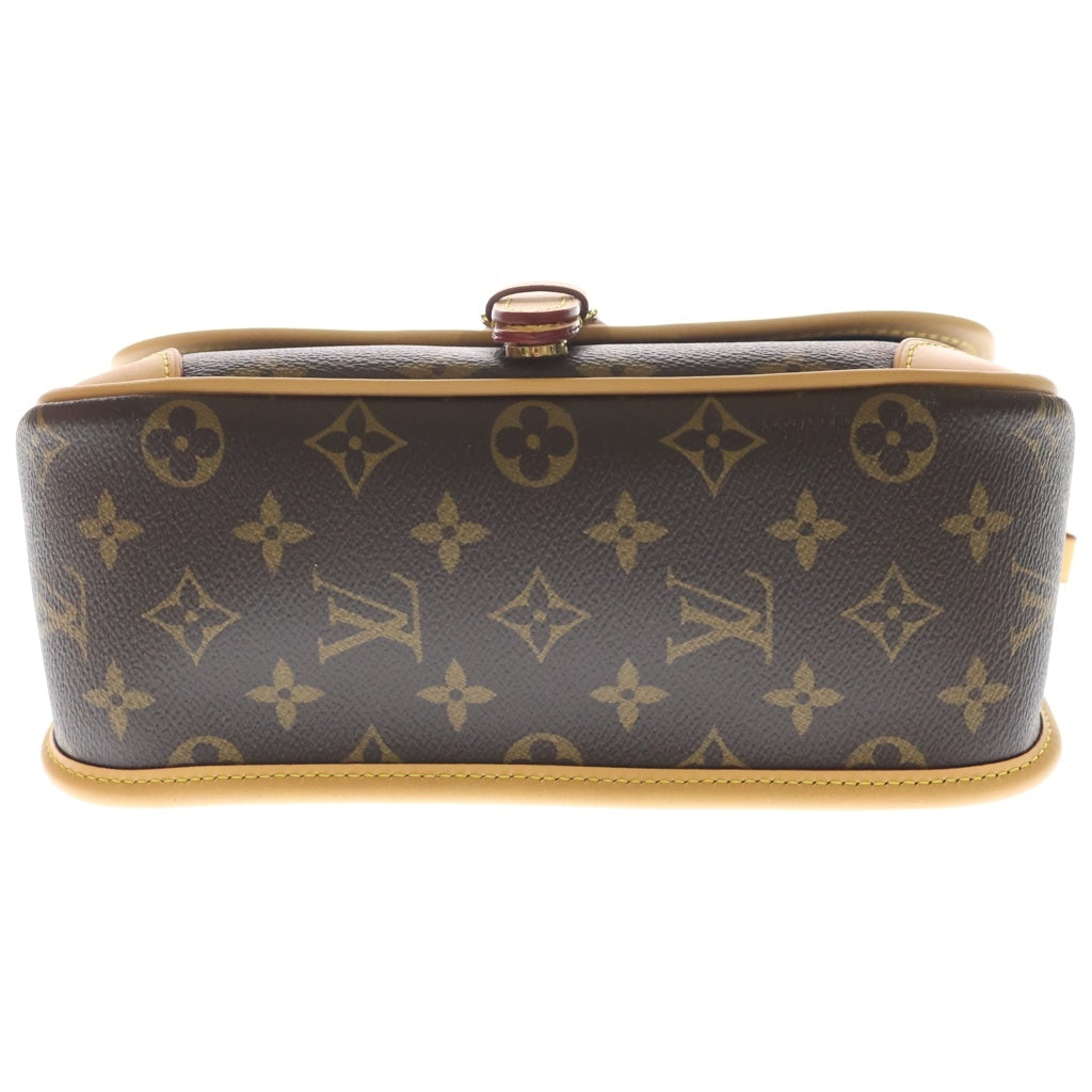 LOUIS VUITTON(ルイヴィトン) モノグラム ディアヌNM PM PVC レザー 2WAY ハンドバッグ ショルダーバッグ ICタイプ ブラウン M46049 レディース