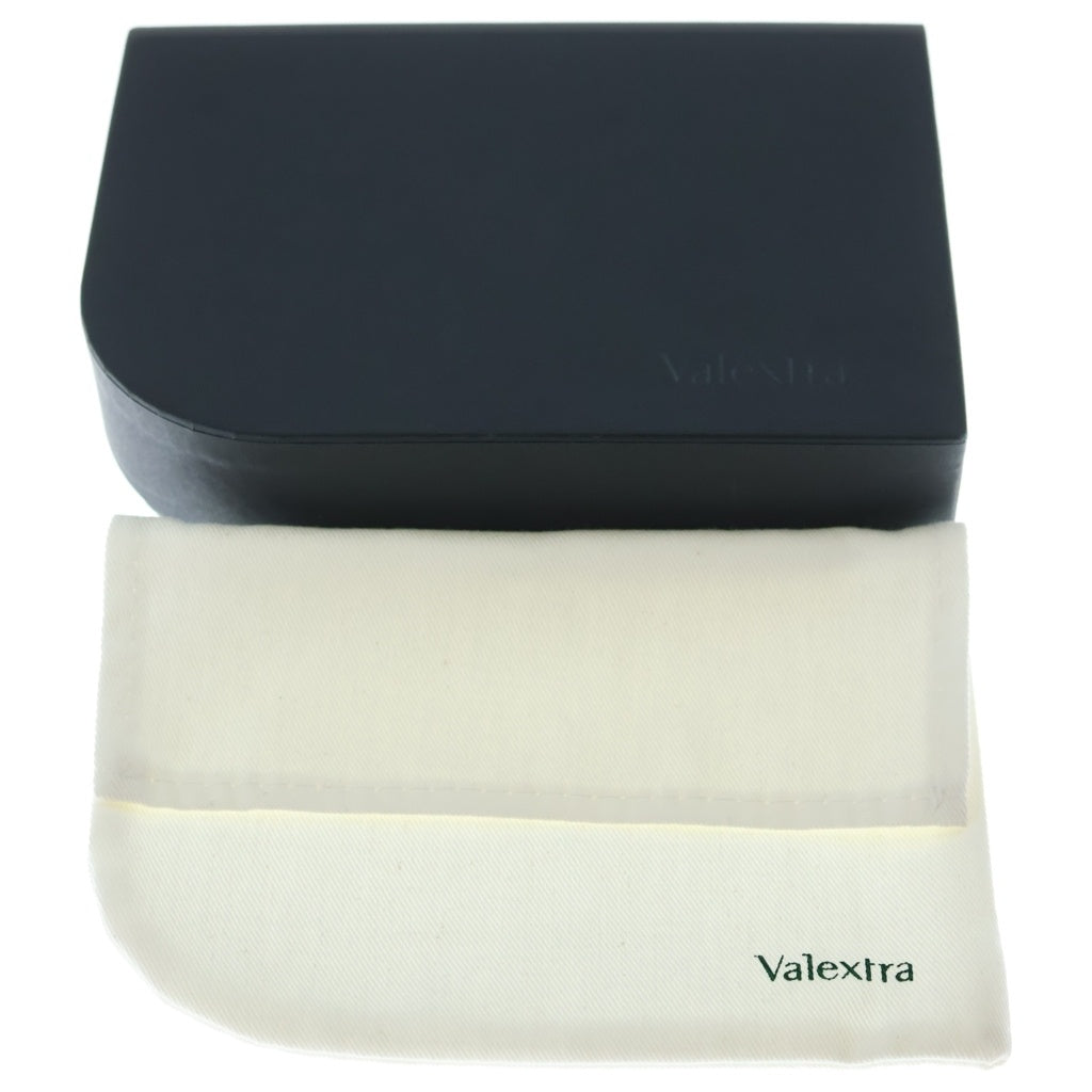 Valextra(ヴァレクストラ) レザー 二つ折り カードケース オレンジ