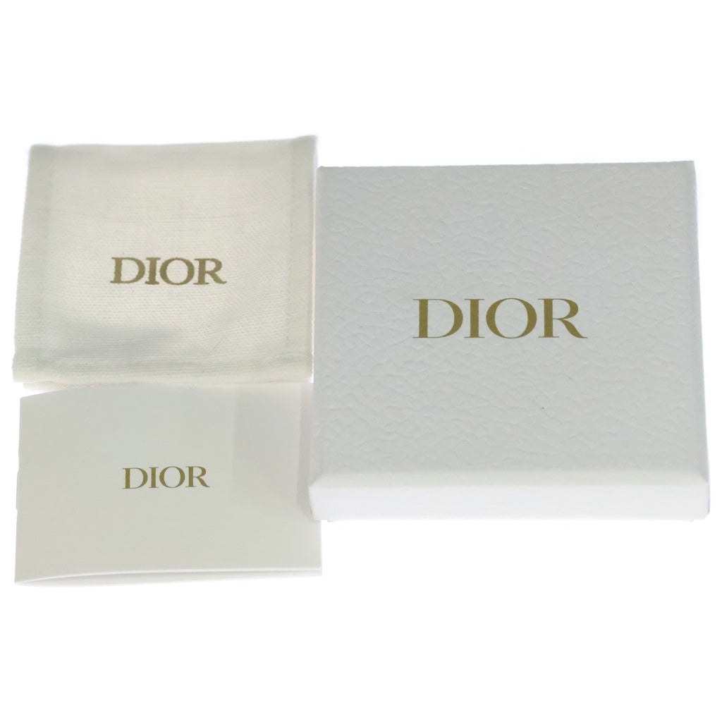 Christian Dior(クリスチャンディオール) ロゴ ピアス ピンクゴールド パール レディース