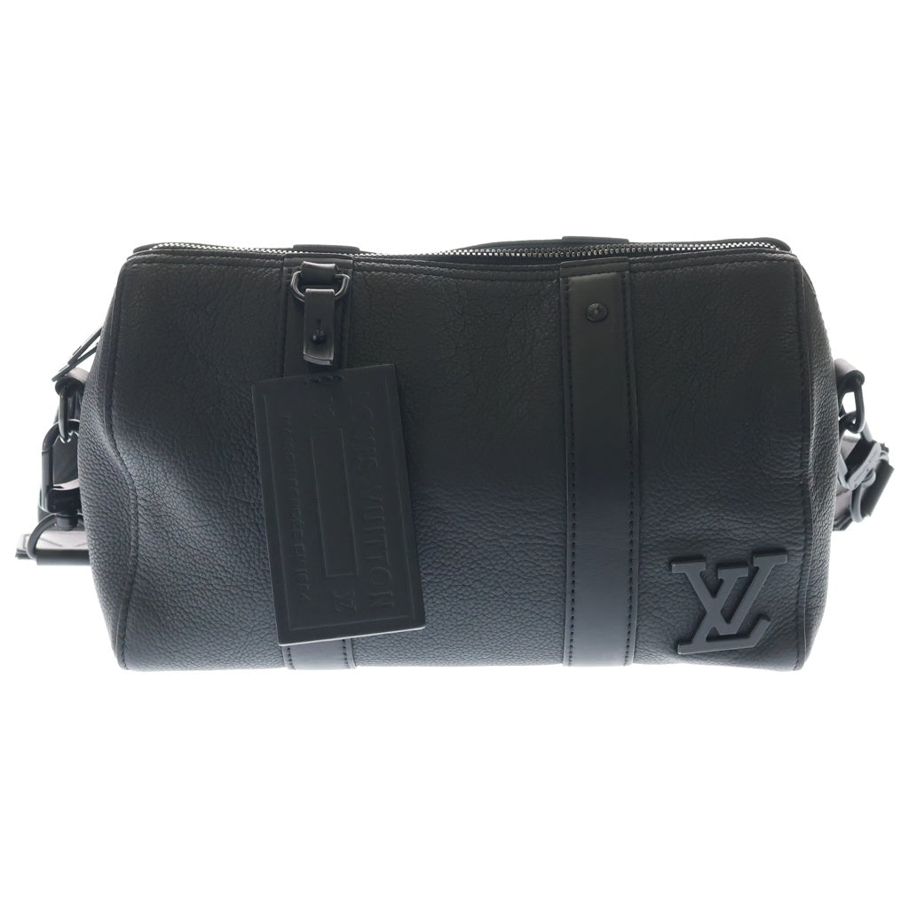LOUIS VUITTON(ルイヴィトン) アエログラム シティ キーポル レザー ショルダーバッグ ICタイプ ブラック M59255 レディース