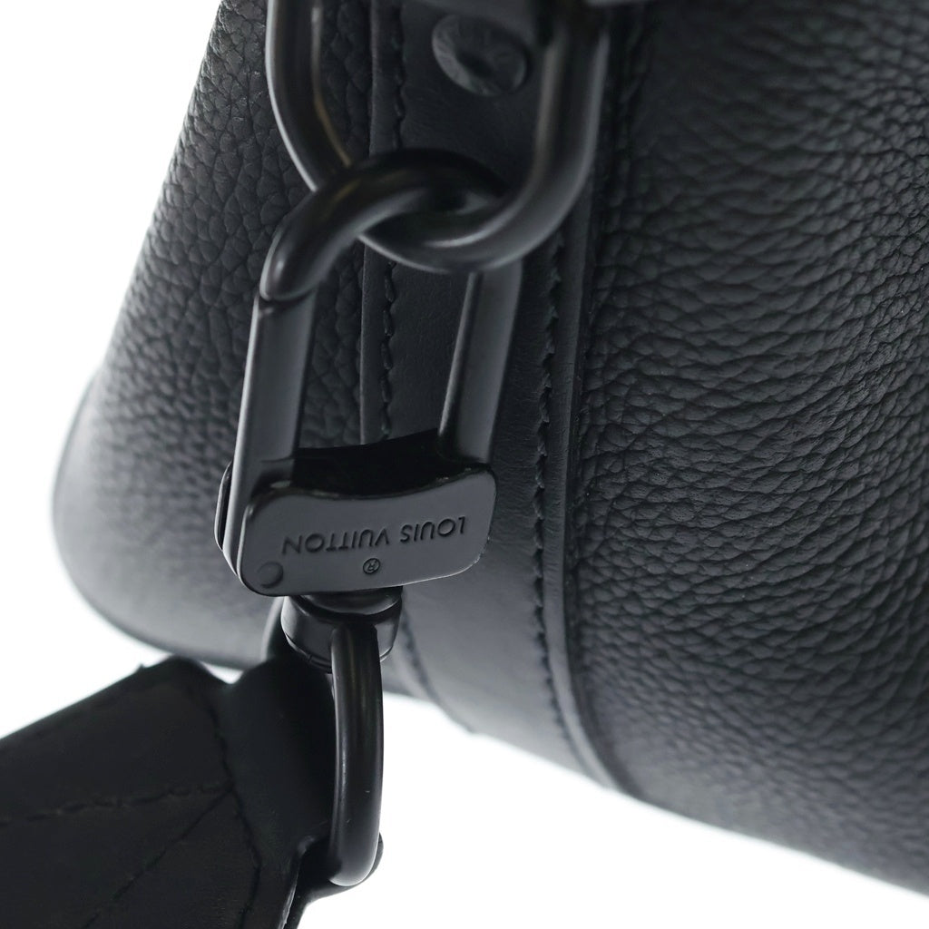 LOUIS VUITTON(ルイヴィトン) アエログラム シティ キーポル レザー ショルダーバッグ ICタイプ ブラック M59255 レディース
