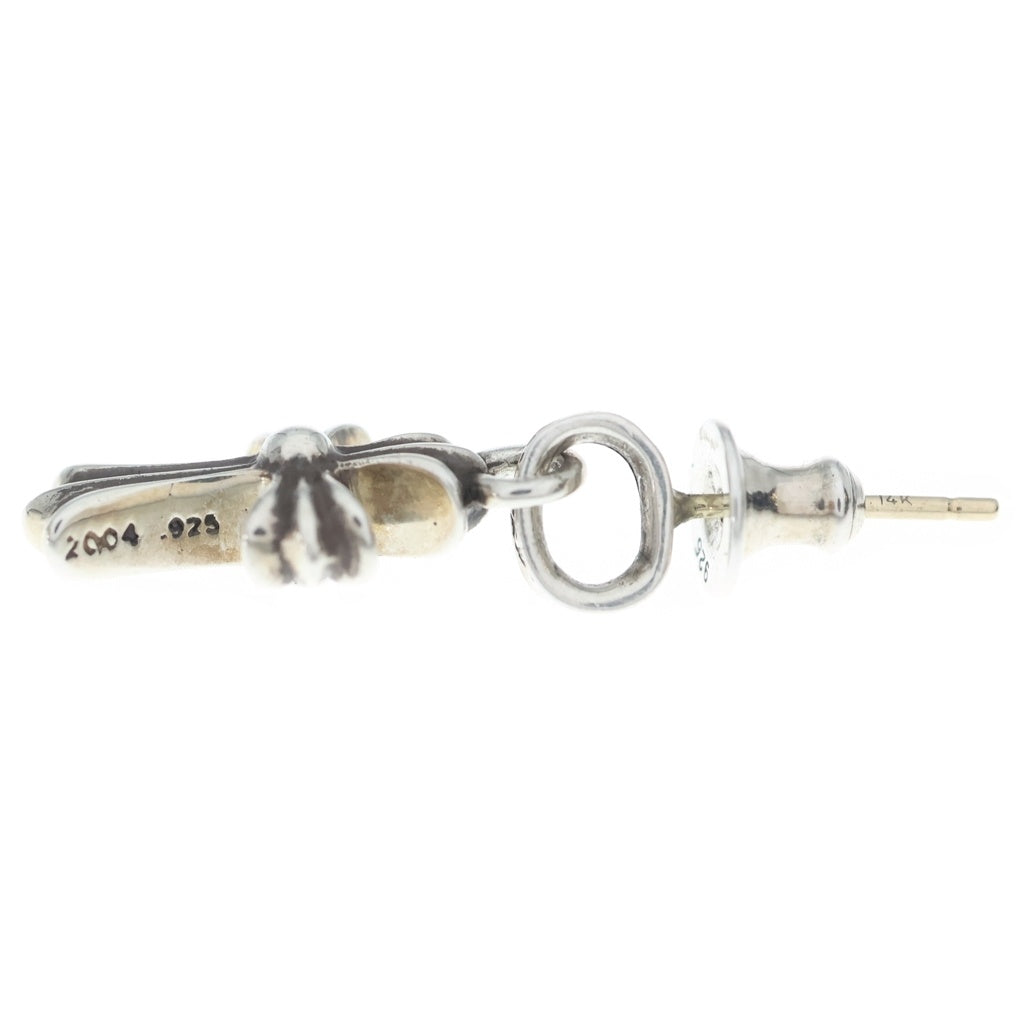 CHROME HEARTS(クロムハーツ) BBY F PPRCHN ベイビーファットクロス ドロップピアス シルバー BCA090