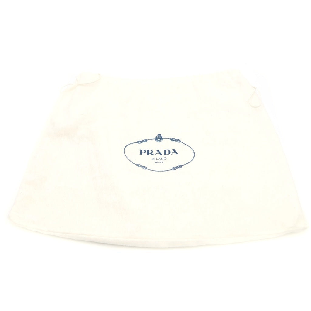 PRADA(プラダ) クレオ ハンドバッグ ワンショルダーバッグ ホワイト レザー 1BC499 シルバー金具 レディース