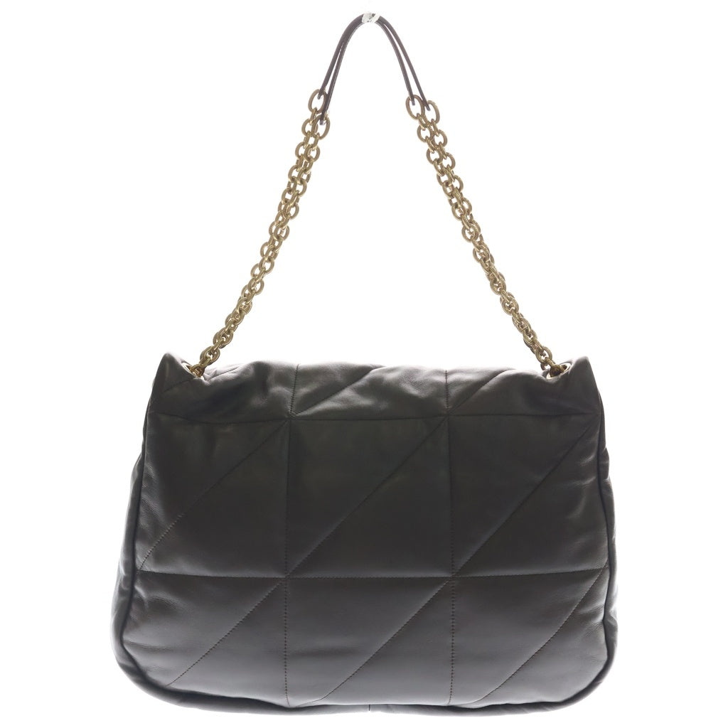 SAINT LAURENT PARIS(サンローランパリ) ジェイミー4.3 ラージ チェーンショルダーバック トートバッグ ダークブラウン レザー 805859 ゴールド金具 レディース