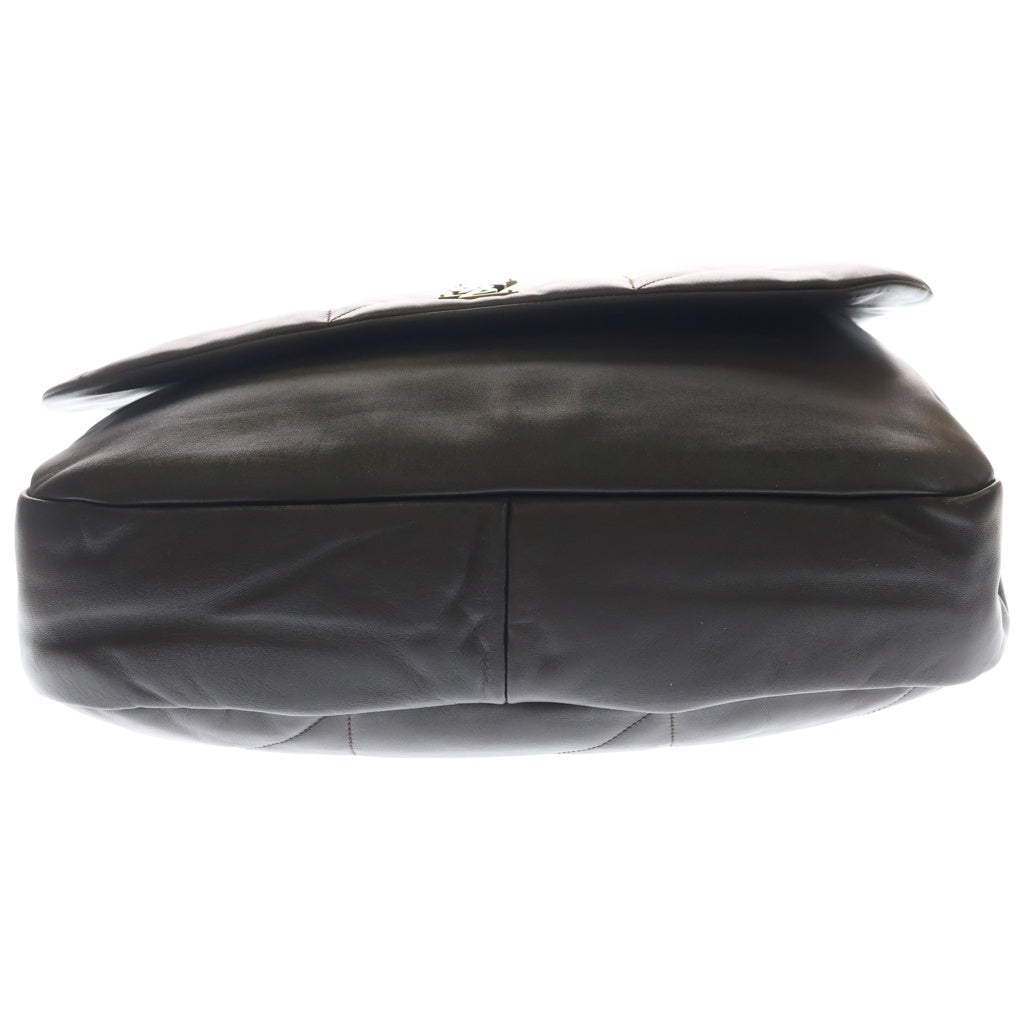 SAINT LAURENT PARIS(サンローランパリ) ジェイミー4.3 ラージ チェーンショルダーバック トートバッグ ダークブラウン レザー 805859 ゴールド金具 レディース