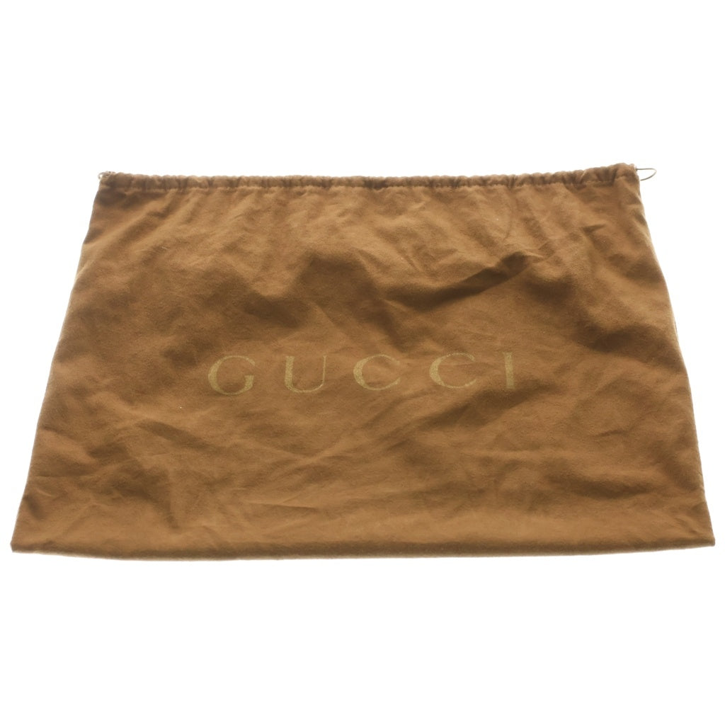 GUCCI(グッチ) プリンシー ハンドバッグ トートバッグ ゴールド レザー×キャンバス ゴールド金具 レディース