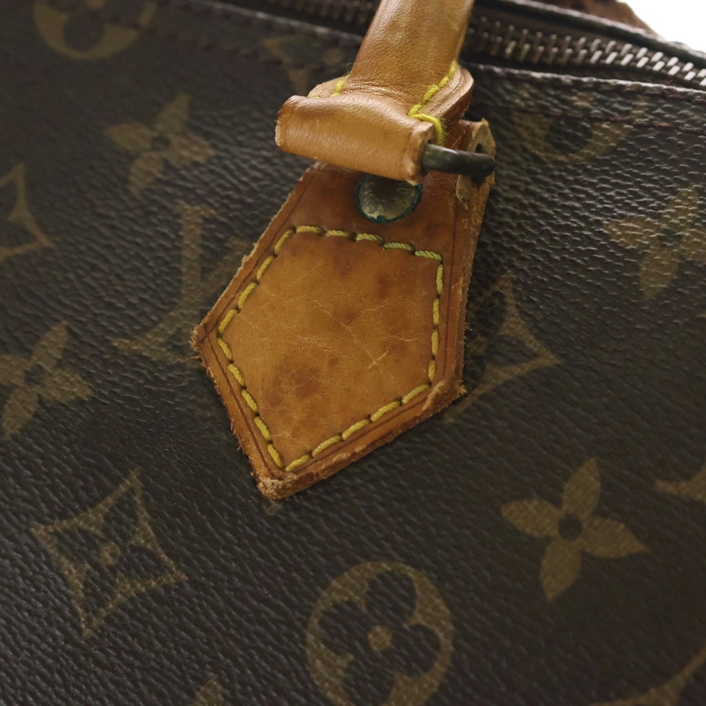 LOUIS VUITTON(ルイヴィトン) モノグラム スピーディー35 PVC レザー ハンドバッグ ブラウン M41524 レディース