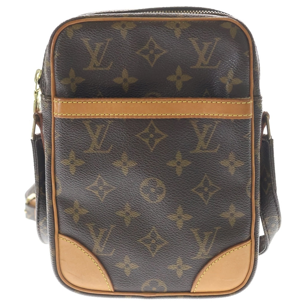 LOUIS VUITTON(ルイヴィトン) モノグラム ダヌーブ PVC レザー ショルダーバッグ ブラウン M45266 レディース