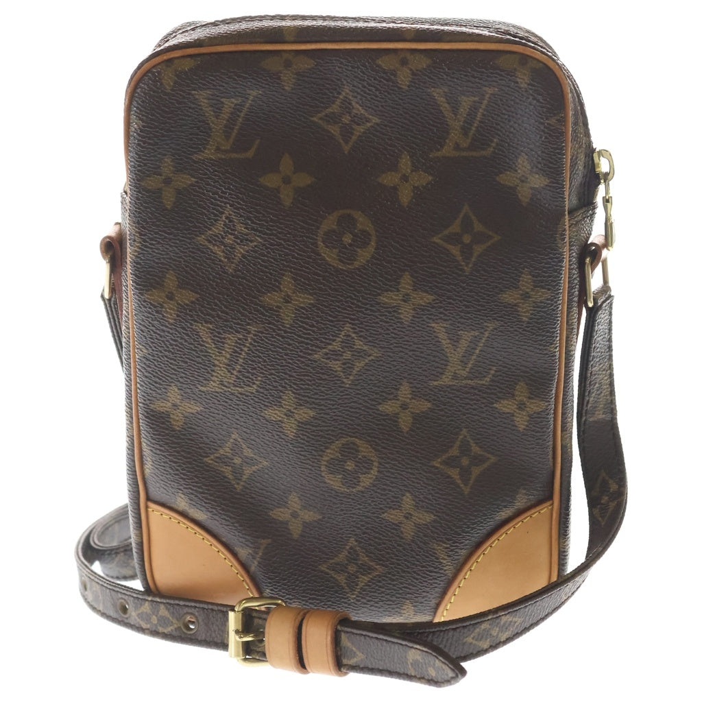 LOUIS VUITTON(ルイヴィトン) モノグラム ダヌーブ PVC レザー ショルダーバッグ ブラウン M45266 レディース
