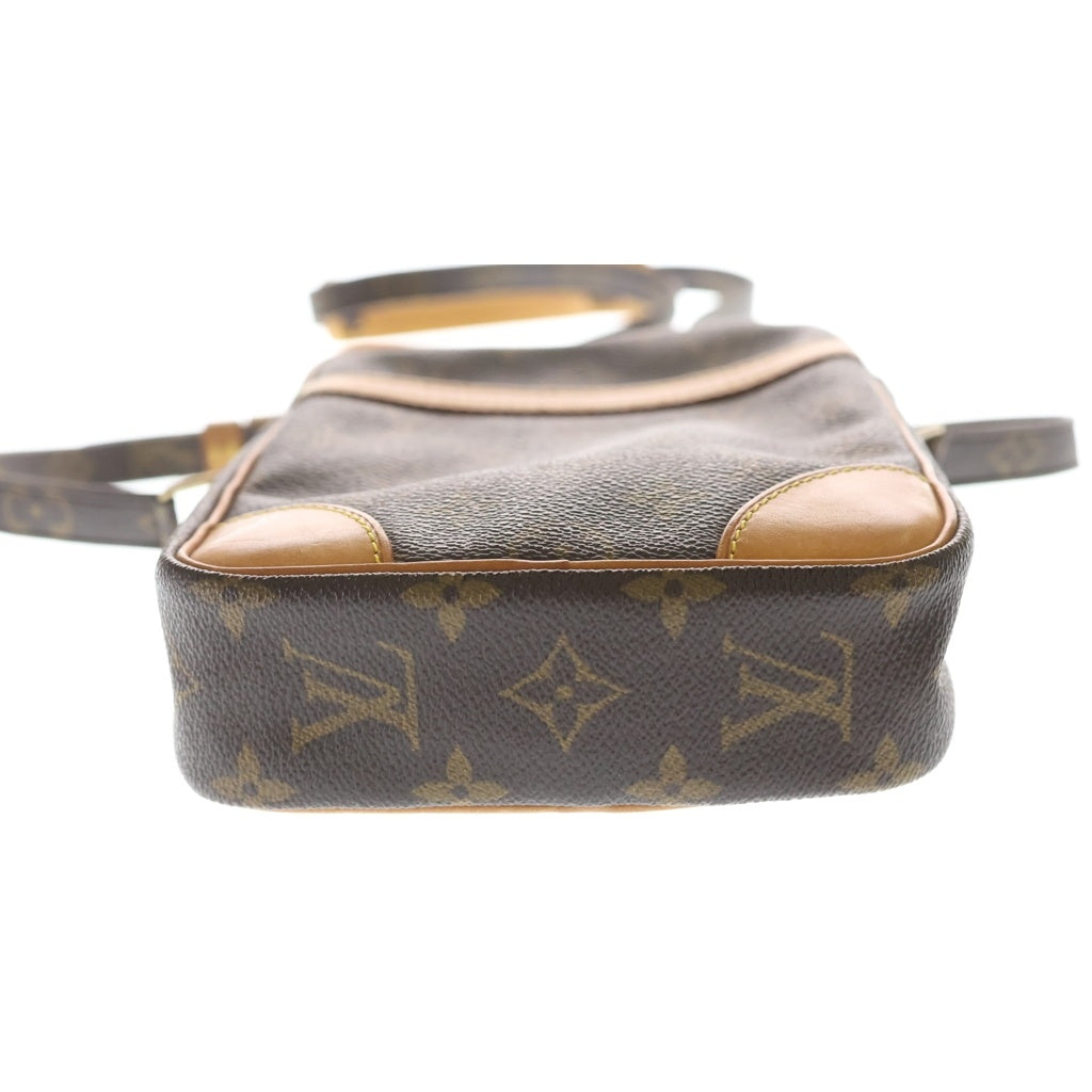 LOUIS VUITTON(ルイヴィトン) モノグラム ダヌーブ PVC レザー ショルダーバッグ ブラウン M45266 レディース