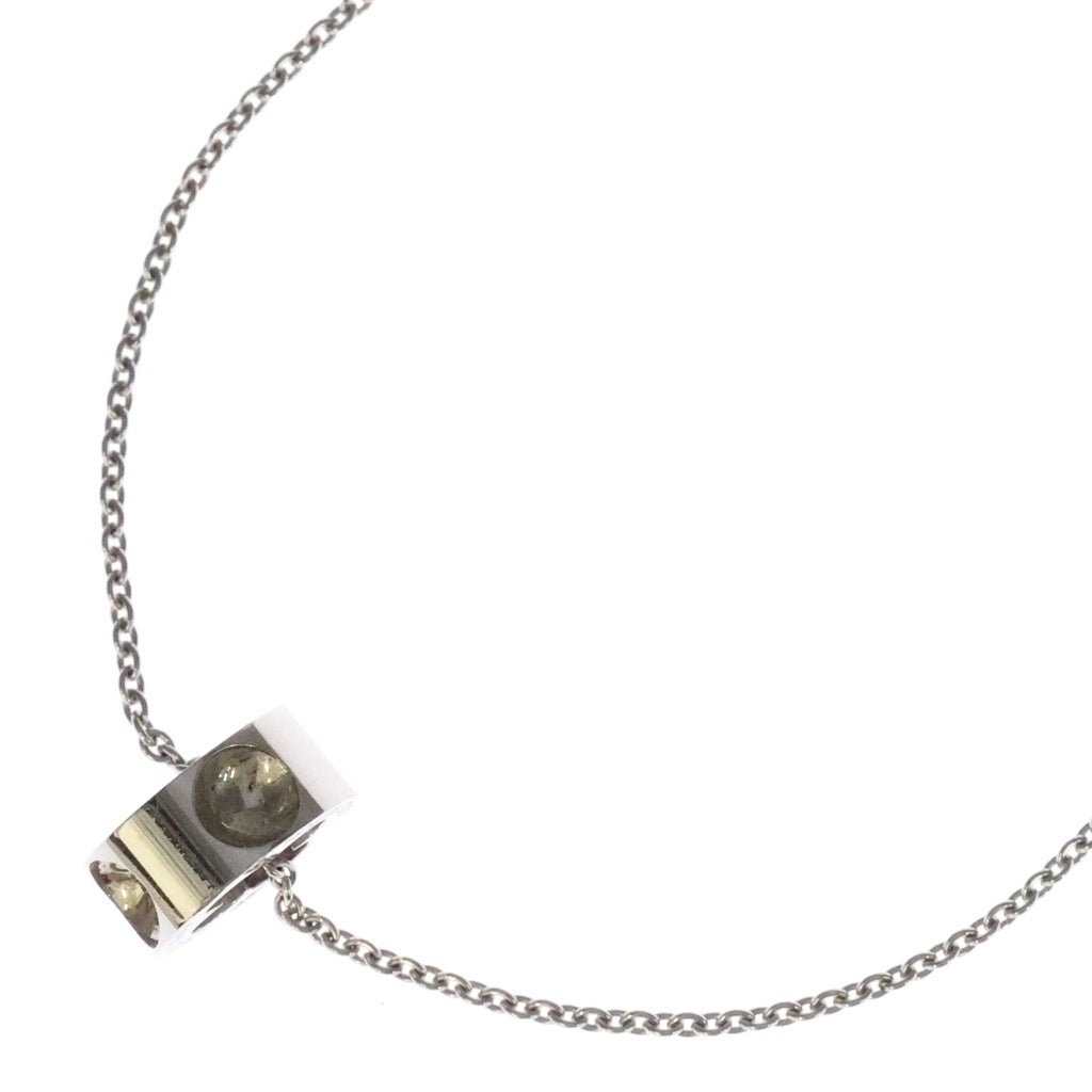 LOUIS VUITTON(ルイヴィトン) パンダンティフ アンプラントPM K18WG 1Pダイヤネックレス ペンダント チェーン ホワイトゴールド Q93231 レディース