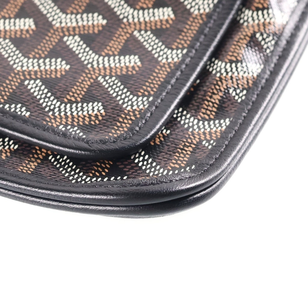 GOYARD(ゴヤール) プリュメ ショルダーバッグ ブラック レザー レディース