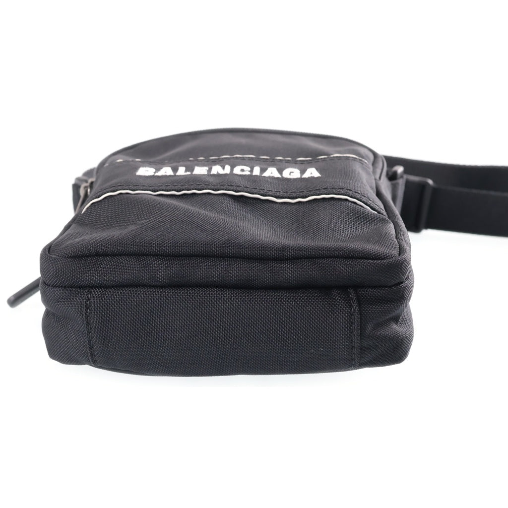 BALENCIAGA(バレンシアガ) スポーツ メッセンジャー ロゴ刺繍 ショルダーバッグ ブラック 638657 レディース
