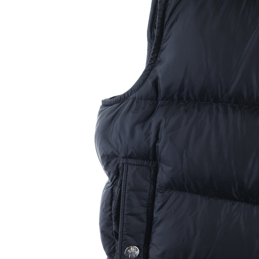 MONCLER(モンクレール) 20AW VANOISE GILET ヴァノアーズ ダウンベスト ナイロン ジップアップ フード ブラック F20911A58500