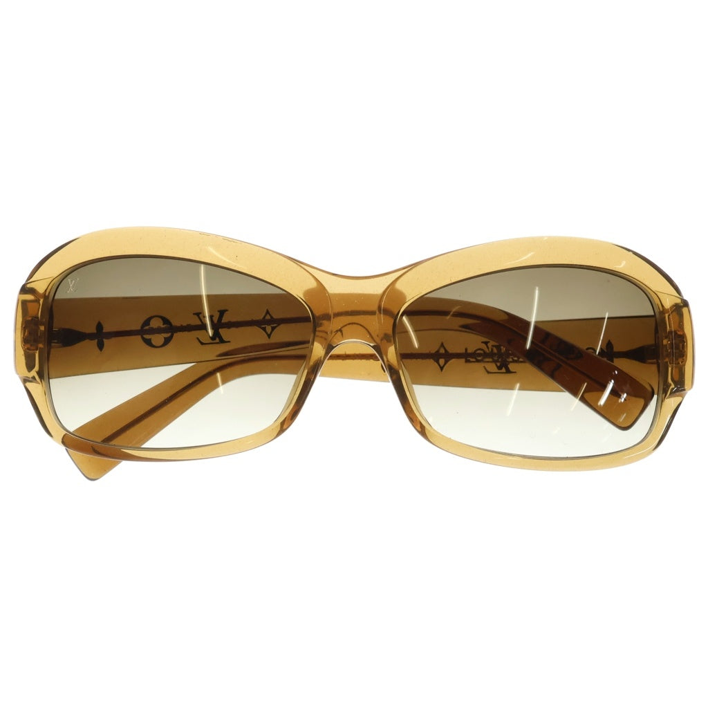 LOUIS VUITTON(ルイヴィトン) オプセシオン ロン サングラス アイウェア メガネ 眼鏡 モノグラム ロゴ カラーレンズ ブラウン Z0381E レディース