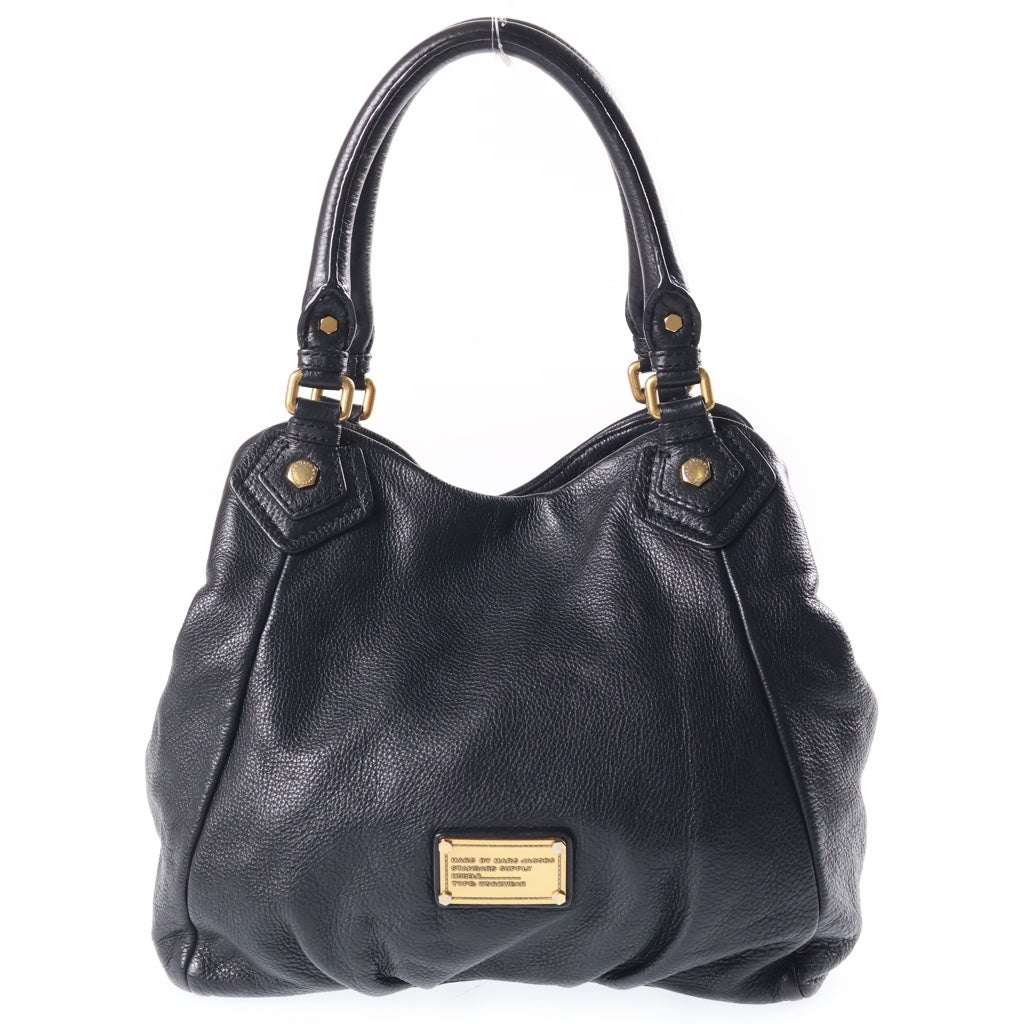 MARC BY MARC JACOBS(マーク バイ マーク ジェイコブス) 2WAYハンドバッグ ショルダーバッグ ブラック レザー ゴールド金具 レディース