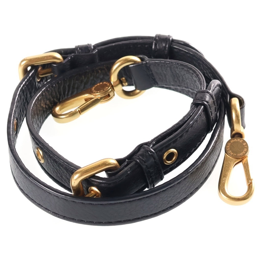 MARC BY MARC JACOBS(マーク バイ マーク ジェイコブス) 2WAYハンドバッグ ショルダーバッグ ブラック レザー ゴールド金具 レディース