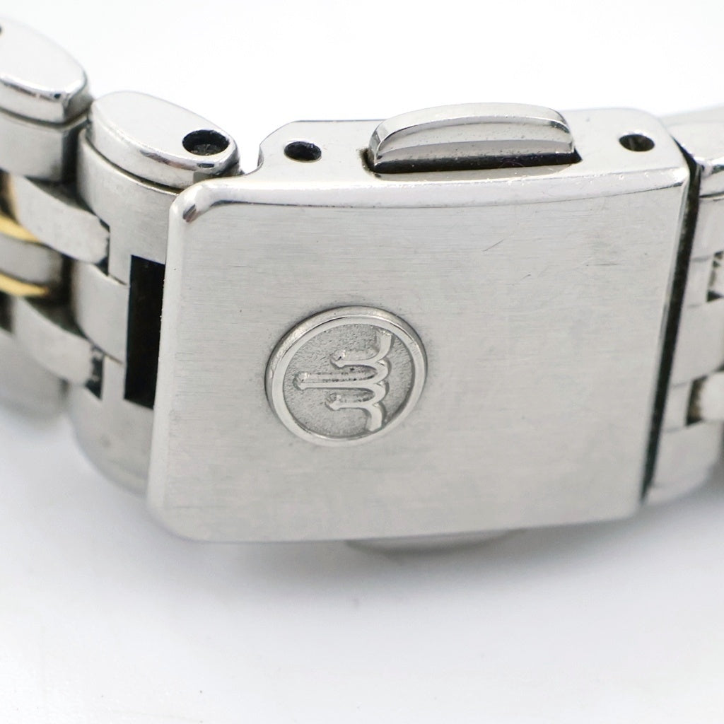 SEIKO(セイコー) クレドール 白文字盤 18KT×SS/QZ ステンレス クォーツ 腕時計 4J81-0B10