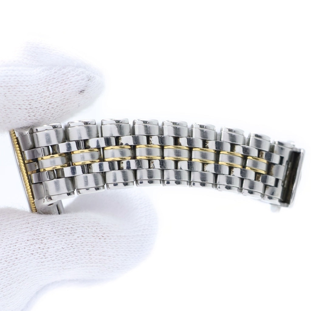 SEIKO(セイコー) クレドール 白文字盤 18KT×SS/QZ ステンレス クォーツ 腕時計 4J81-0B10