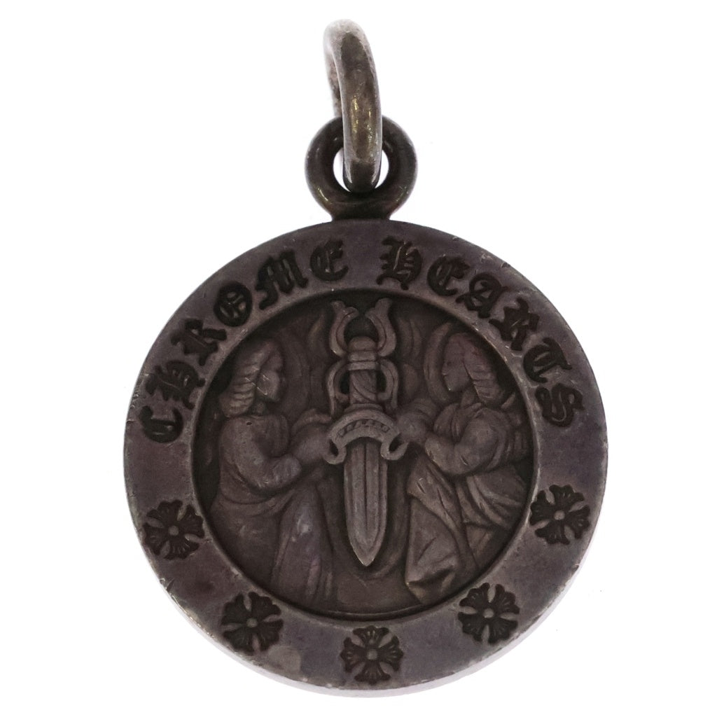 CHROME HEARTS(クロムハーツ) CHRM ANGL MDL V2 エンジェルメダルチャーム ペンダントトップ シルバーBCA229