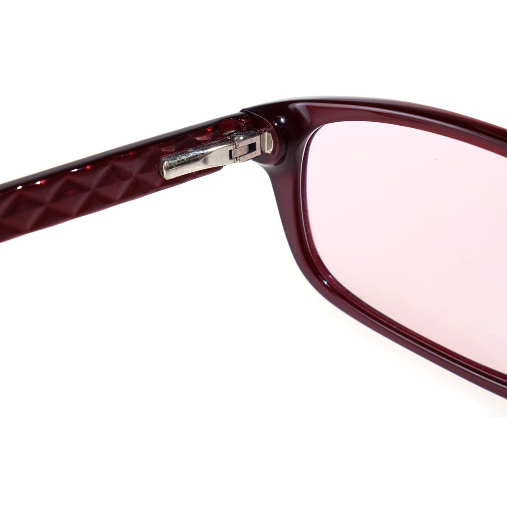 CHANEL(シャネル) ココマーク スクエアフレーム カラーサングラス アイウェア 51□16 レッド 3143-N レディース