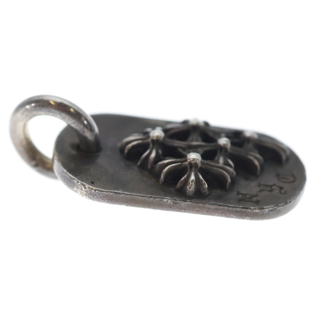 CHROME HEARTS(クロムハーツ) RAISED DOGTAG レイズドドッグタグ チャーム シルバー