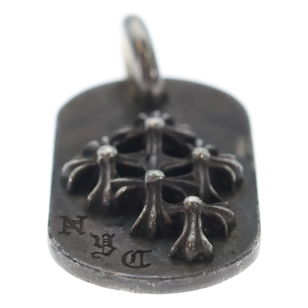 CHROME HEARTS(クロムハーツ) RAISED DOGTAG レイズドドッグタグ チャーム シルバー
