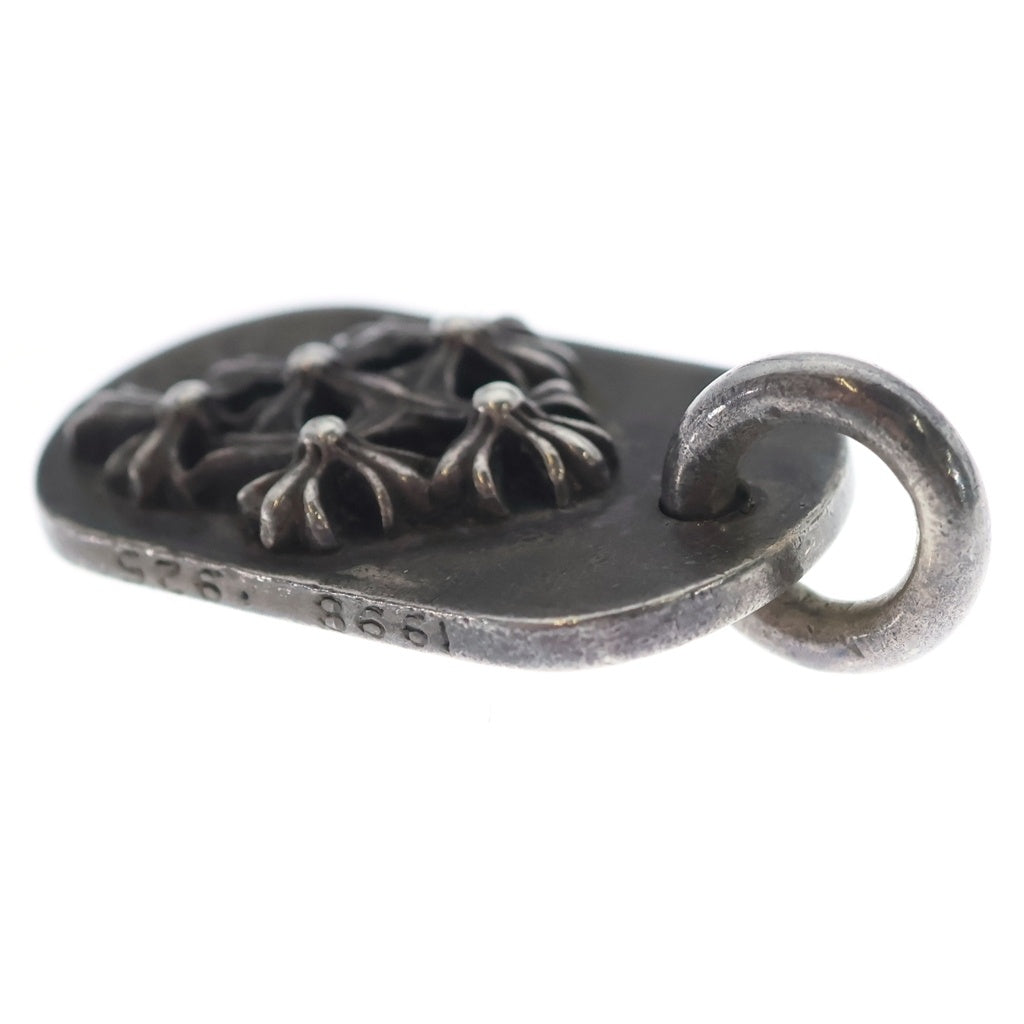 CHROME HEARTS(クロムハーツ) RAISED DOGTAG レイズドドッグタグ チャーム シルバー