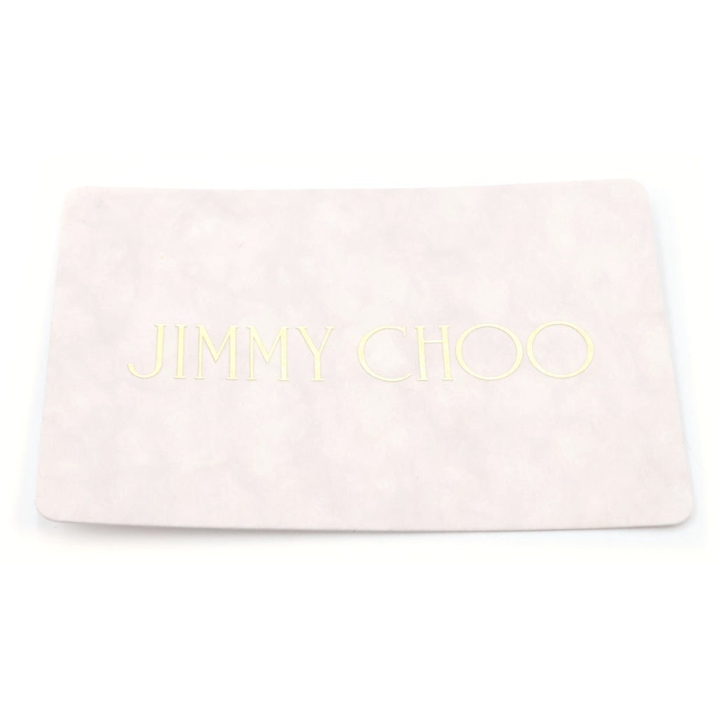 JIMMY CHOO(ジミーチュウ) ショルダーポーチ 巾着 レザー ブラック レディース