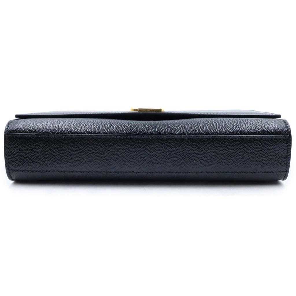 SAINT LAURENT PARIS(サンローランパリ) ケイト スモール チェーンショルダーバック ブラック キャビアスキン 469390 レディース