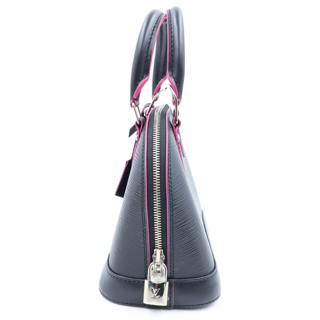 LOUIS VUITTON(ルイヴィトン) エピ アルマBB ハンドバック 2wayショルダー レザー ブラック/ピンク M54160 レディース