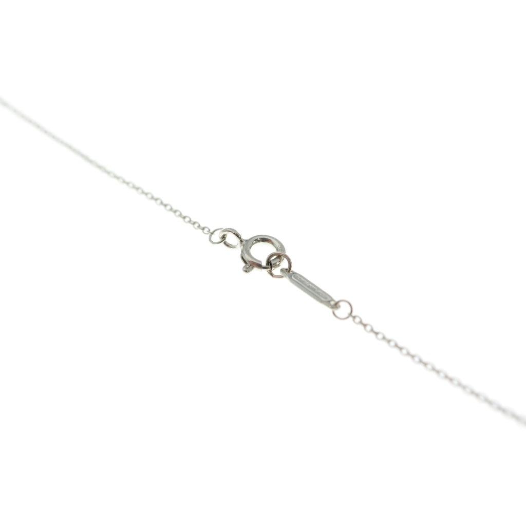TIFFANY & Co.(ティファニー) リターントゥティファニー ミニダブルハートタグ ネックレス ペンダント チェーン シルバー×ピンク SV925 レディース