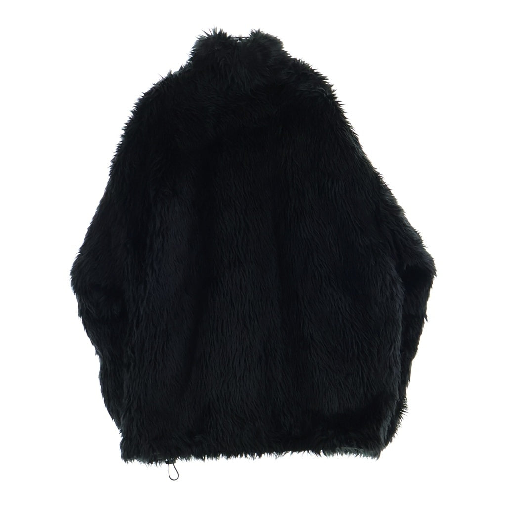 BALENCIAGA(バレンシアガ) 22AW ジップアップフェイクファージャケット エコファー ブラック 681818