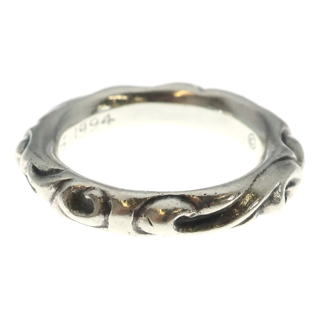 CHROME HEARTS(クロムハーツ) SCRL BAND スクロールバンド リング SV925 シルバー BCA351