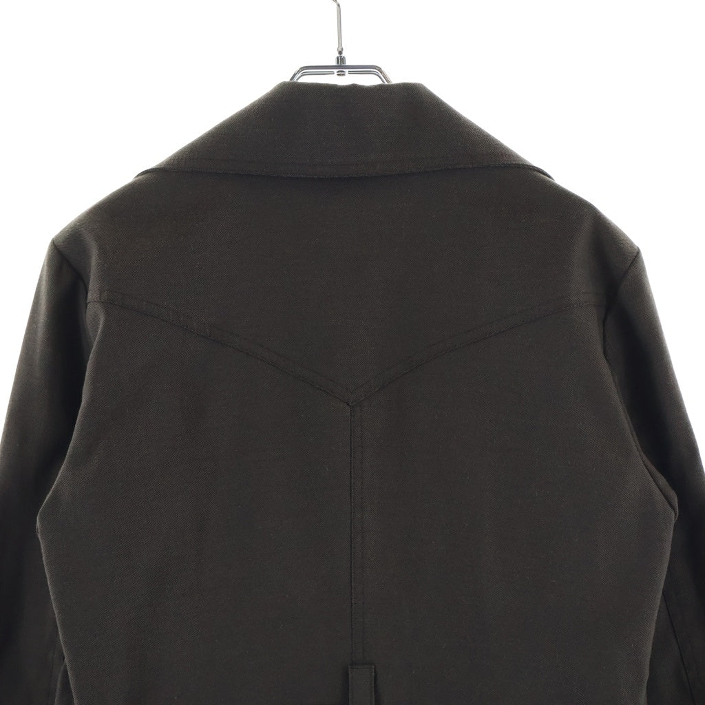 FENDI(フェンディ) 裾ロゴ トレンチコート ライトアウター ジャケット ブラウン 24.533459