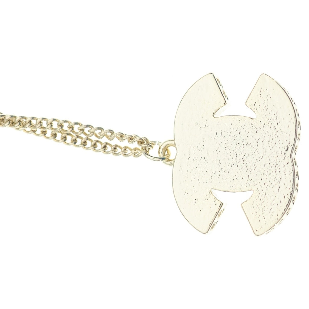 CHANEL(シャネル) ココマークペンダントネックレス ペンダント チェーン ゴールド×ピンク B25C レディース