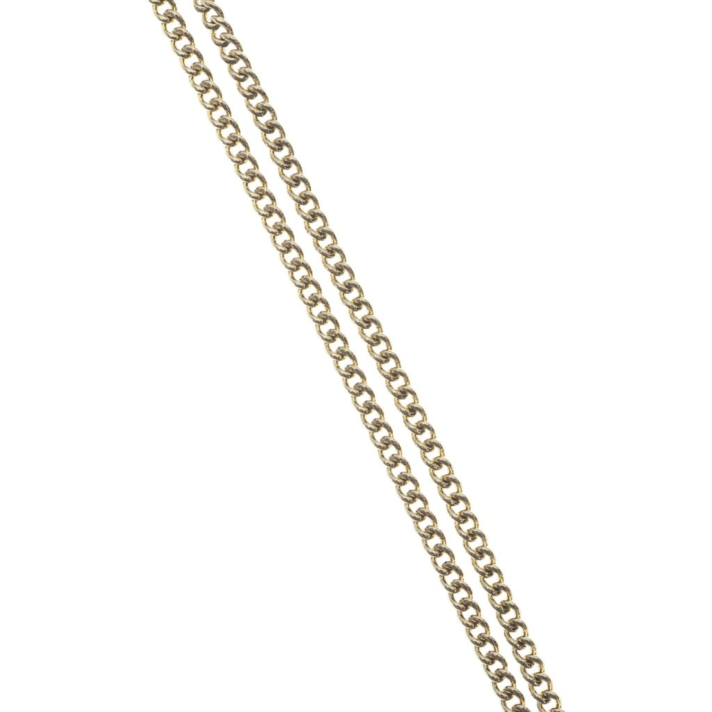 CHANEL(シャネル) ココマークペンダントネックレス ペンダント チェーン ゴールド×ピンク B25C レディース