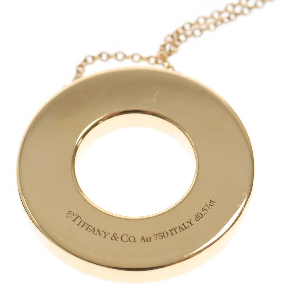 TIFFANY & Co.(ティファニー) アトラス X クローズド サークル ダイヤ ネックレス Au750 PG ピンクゴールド d0.57ct K18PG